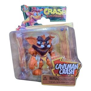 Crash Bandicoot Caveman Crash Jakks Pacific 2.5" Head Start Action figure New‎
